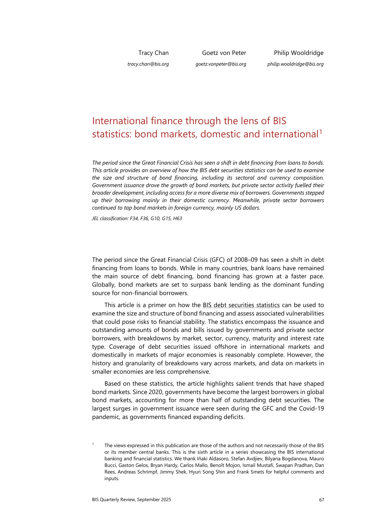 BIS 분기리뷰 September 2025